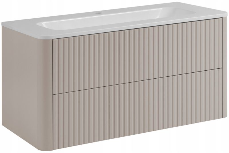 Szafka z umywalką Furnidea 100 cm kaszmir LINEA 1 szt.