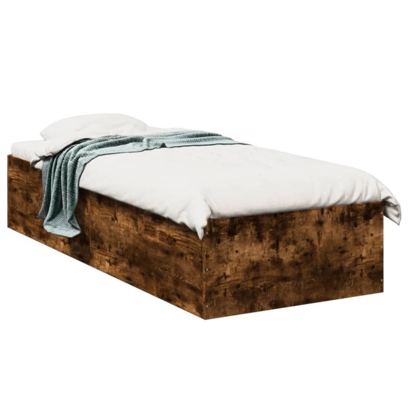 Łóżko drewniane WaszeMeble 75x190 cm brązowe WM-841990 1 szt.