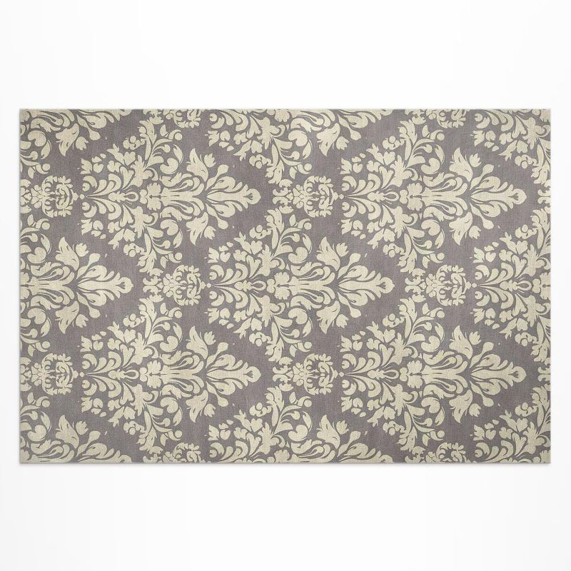 Dywan Winylowy Z Nadrukiem Wallfluent 100x150 cm Gęste ornament motywy roślinne vintage 1 szt.