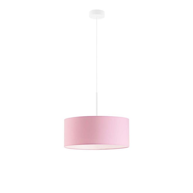 Lampa wisząca zwis Volta Light Factory żyrandol sufitowa z abażurem diament Różowy JAZZ 40cm 1szt.