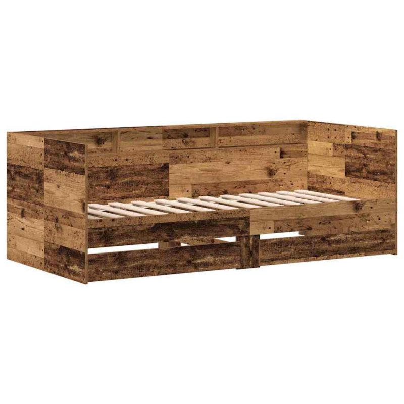 Rama łóżka WaszeMeble 100x200 cm Stare drewno WM-3333984 1 szt.