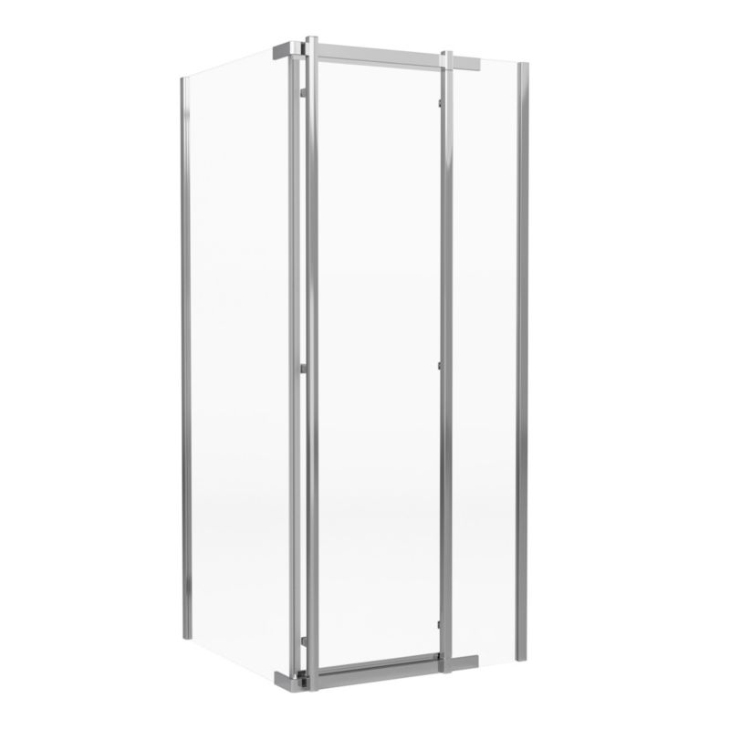 Kabina prysznicowa Durasan Titanium Open Chrom 80x80x200 kwadratowa, 6 mm, easy clean 1 szt.