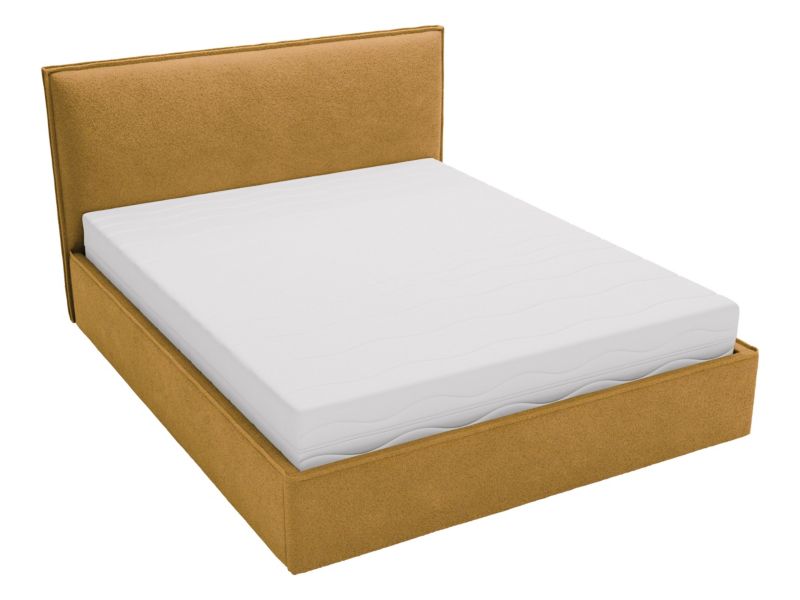 Łóżko tapicerowane MIRJAN 24 Bianco 140x200 żółty 1 szt.
