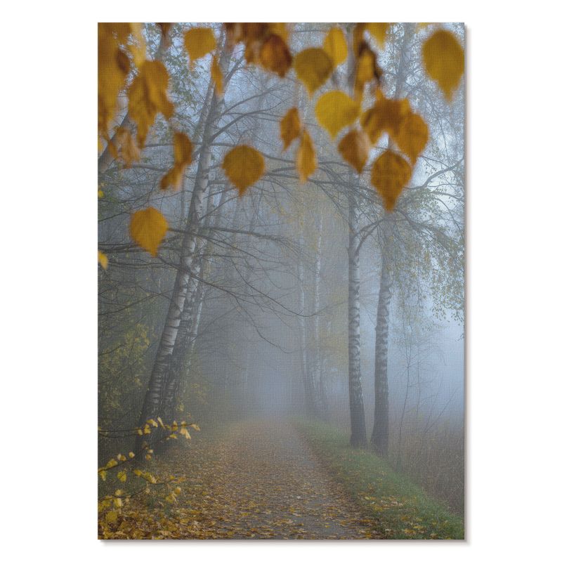 Plakat na Ścianę Tulup 21x29,7 cm (A4) Jesienny las Do sypialni, salonu, biura 1 szt.