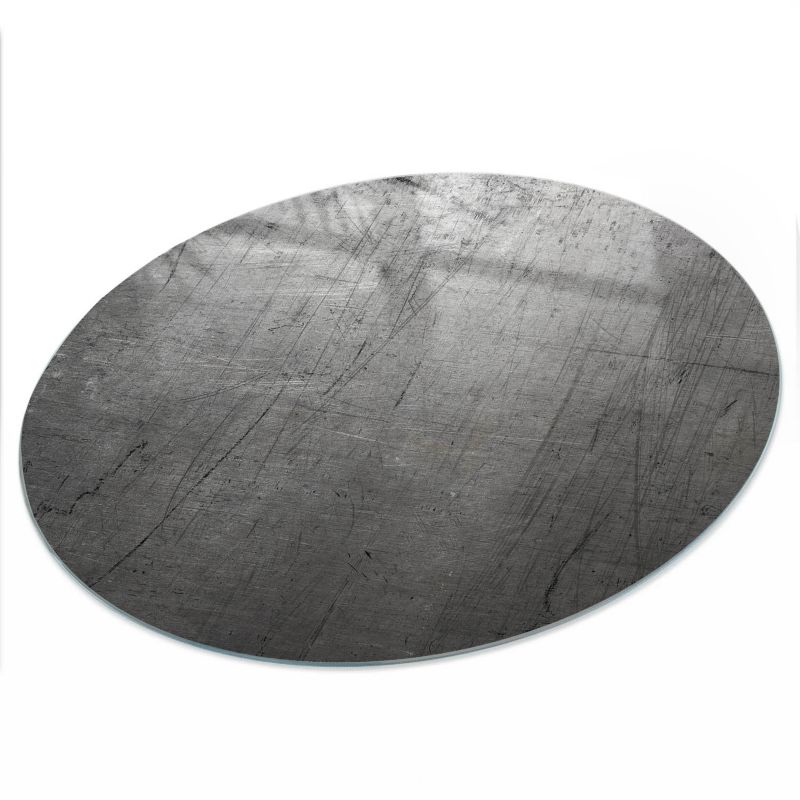 Blat Stołowy ArtPrintCave fi60 cm Industrialna tekstura - Blat ze Szkła Hartowanego 1 szt.