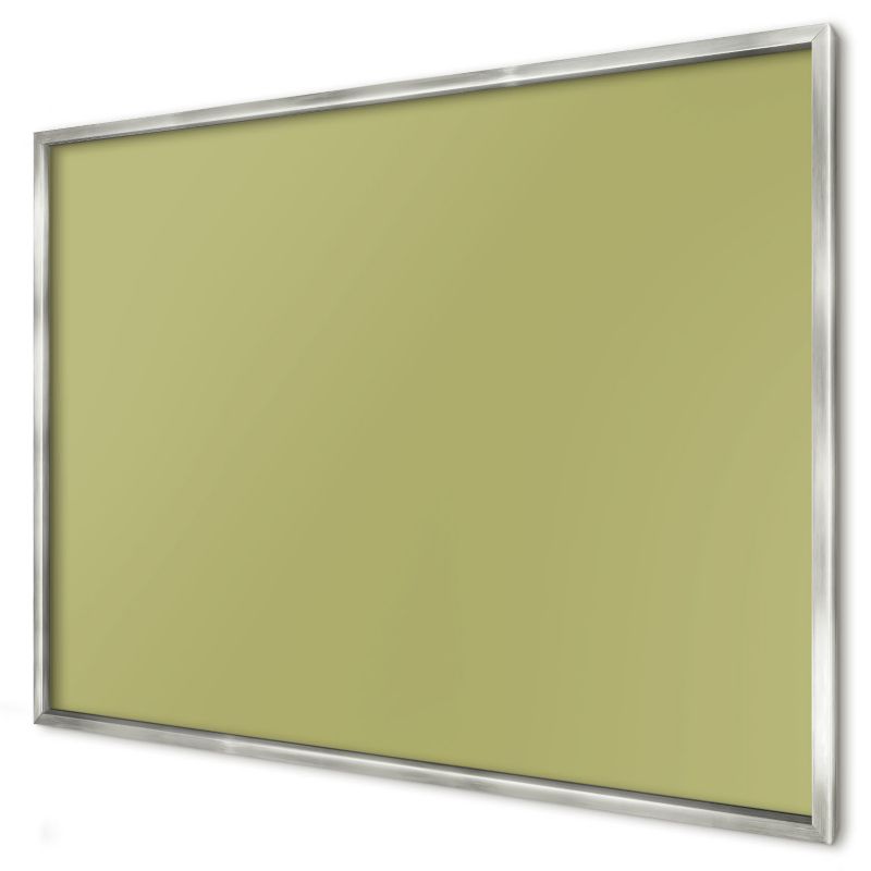 Ozdobna tablica magnetyczna Wallfluent 100x70 Zielony vintage w srebrnej ramie 1szt
