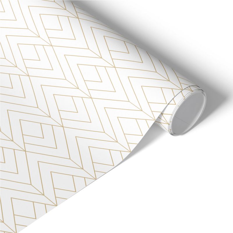 Okleina na Meble Tulup 75x150 cm Geometryczny design Samoprzylepna Folia do Renowacji DIY 1 rol.