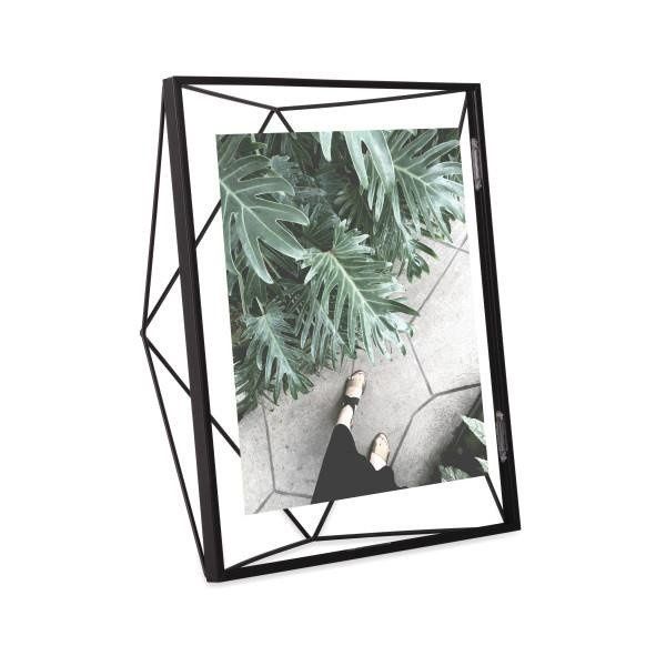 Ramka na zdjęcia Prisma UMBRA czarna metalowa 20x25 cm nowoczesna stojąca lub wisząca 1 szt.