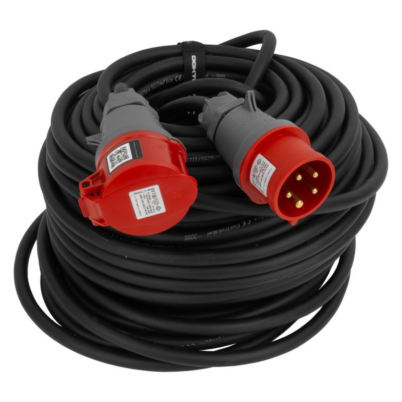 Przedłużacz siłowy Doktorvolt 50m 400V CEE 16A 5P IP44 H07RN-F OnPD 5x2,5 DV-6692-CEE-16 1szt