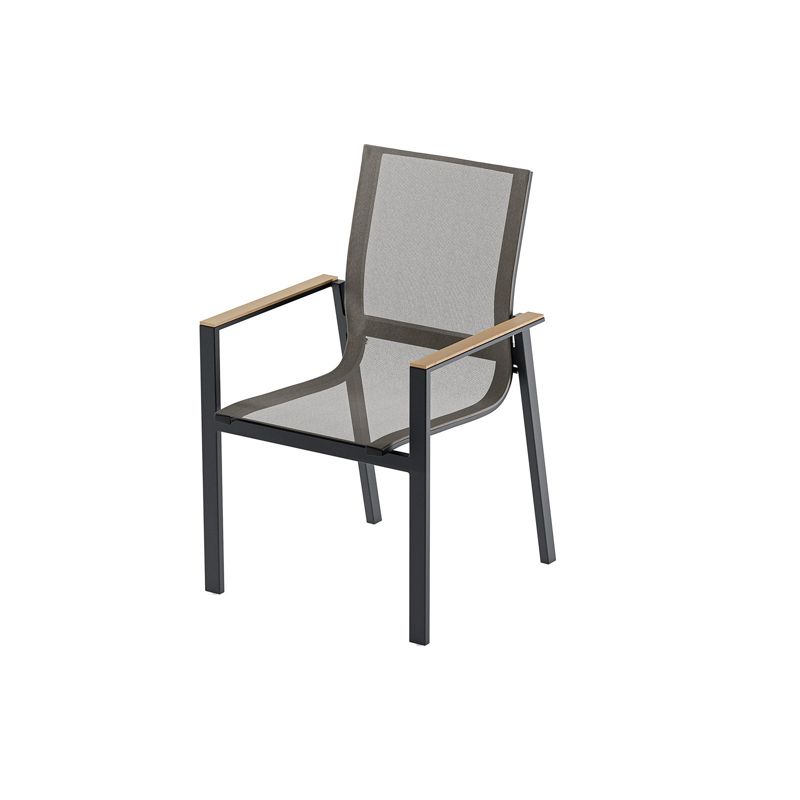 Krzesło do zestawu jadalnianego ogrodowego BELLANTI Verona Luna Dark Grey - aluminiowe 1 szt.