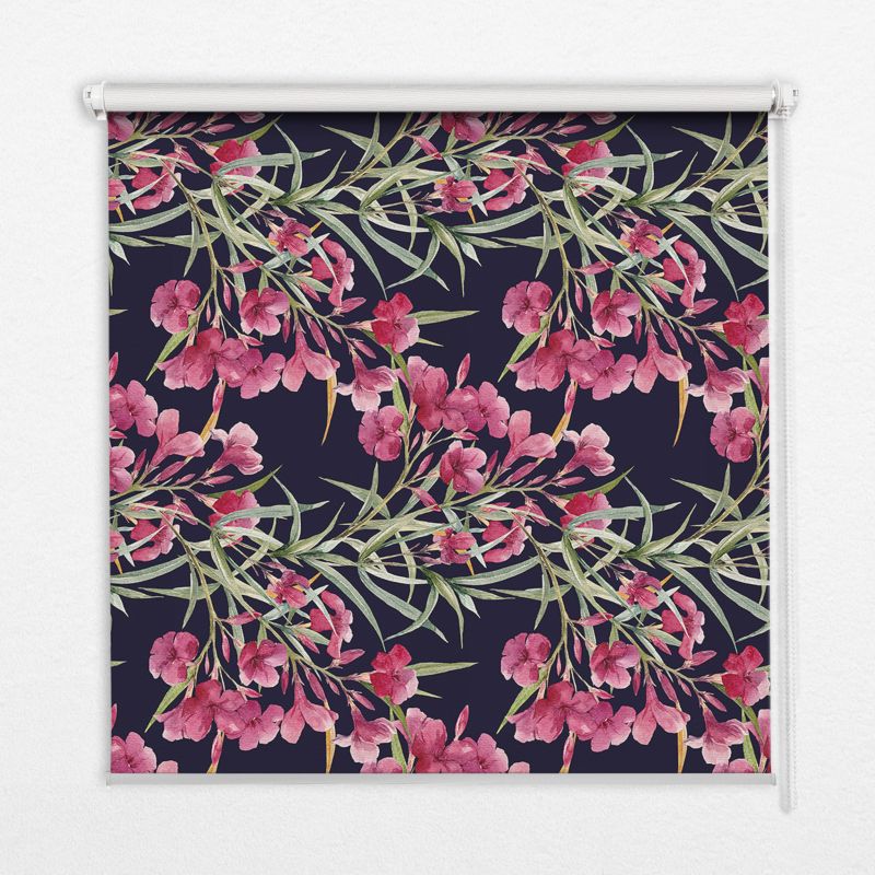 Roleta Do Kuchni Tulup 140x140 cm Egzotyczny Kwiat Montaż do ściany/sufitu 1 szt.