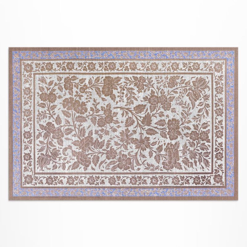 Zewnętrzny Dywan Winylowy Wallfluent 150x225 cm Sir Matthew Digby Wyatt ornatem roślinny 1 szt.