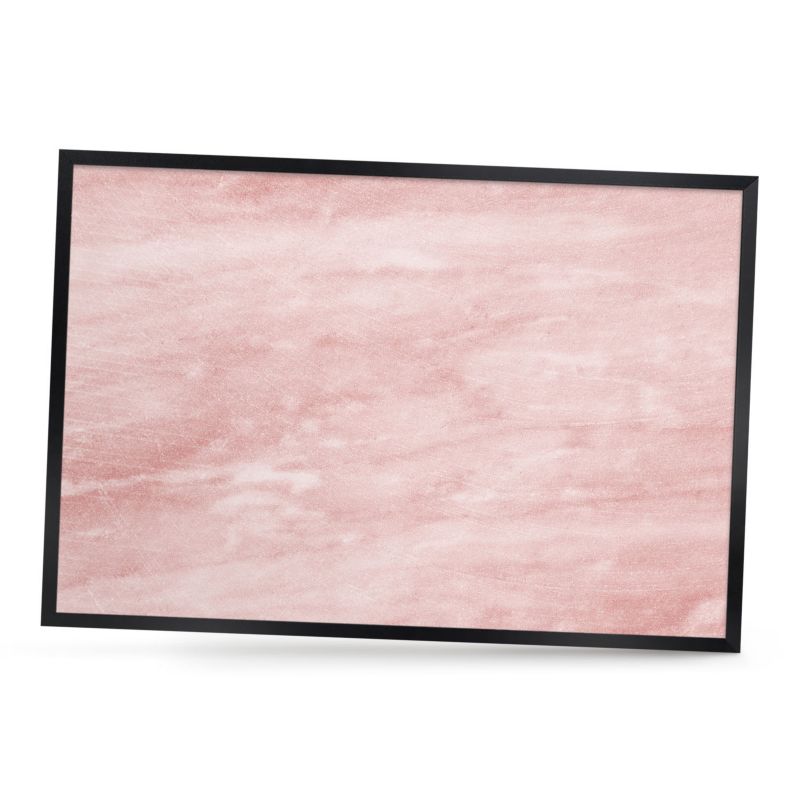 Tablica magnetyczna ozdobna ArtPrintCave 60x40 Różowa faktura w czarnej ramie 1szt
