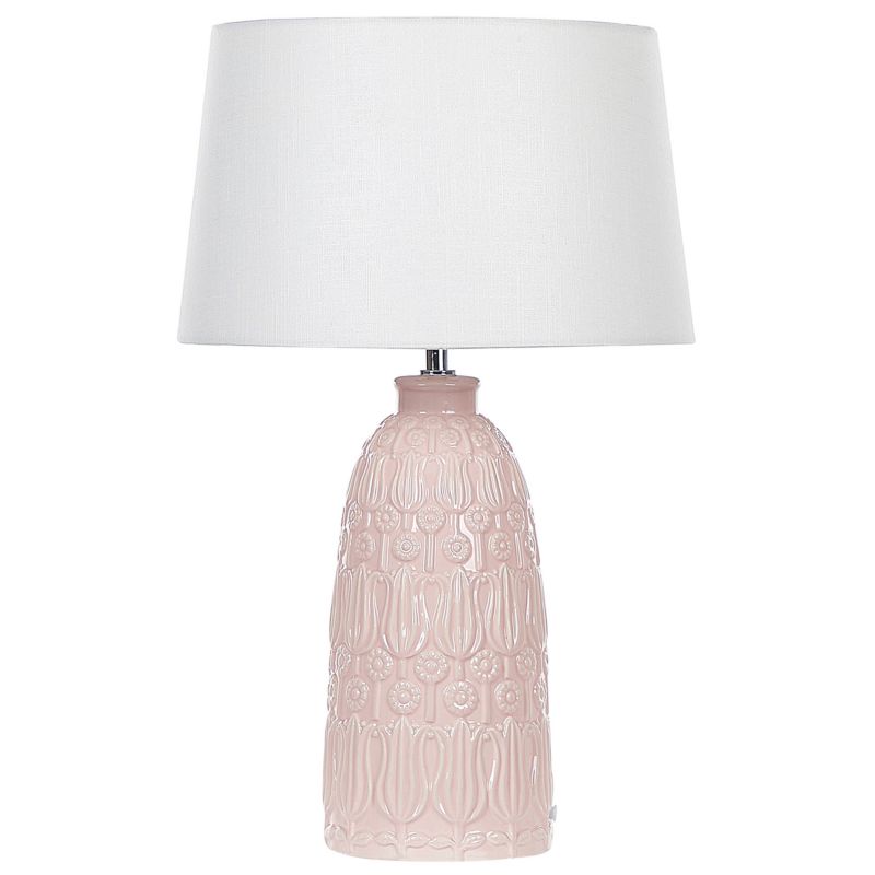 Lampa stołowa Zarima Ceramika Różowy 1 szt.