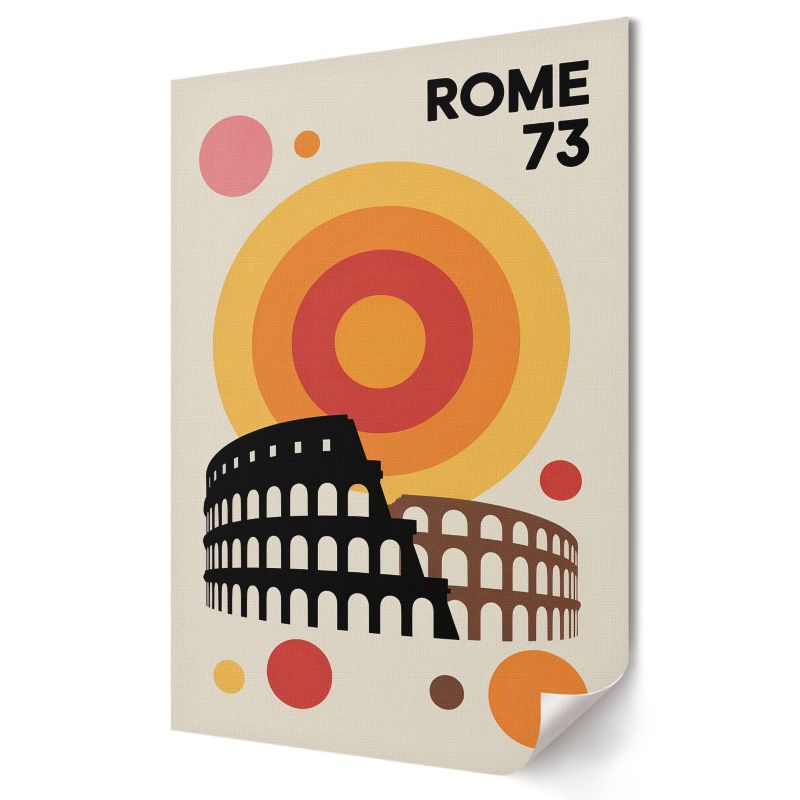 Plakat na ścianę Wallfluent Format A1 Retro Rzym Kolektyw Urban Shape 1 szt.