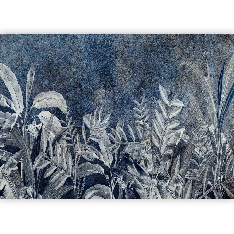 Fototapeta samoprzylepna Artgeist Liście szara 196x140 (4 części) 10132aa rolka 1 szt