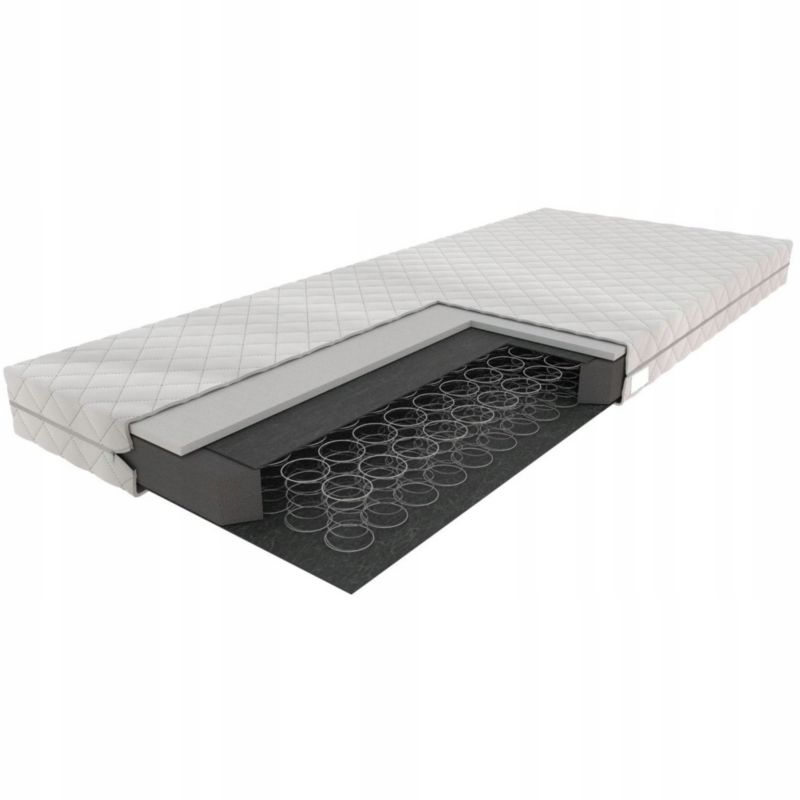 Materac FURNITEX Bonelowy 120x200 120x200 średnio twardy biały 1 szt.
