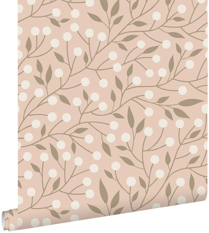 Tapeta ESTAhome kwiatowy wzór różowym 50 x 900 cm - 1 rol.