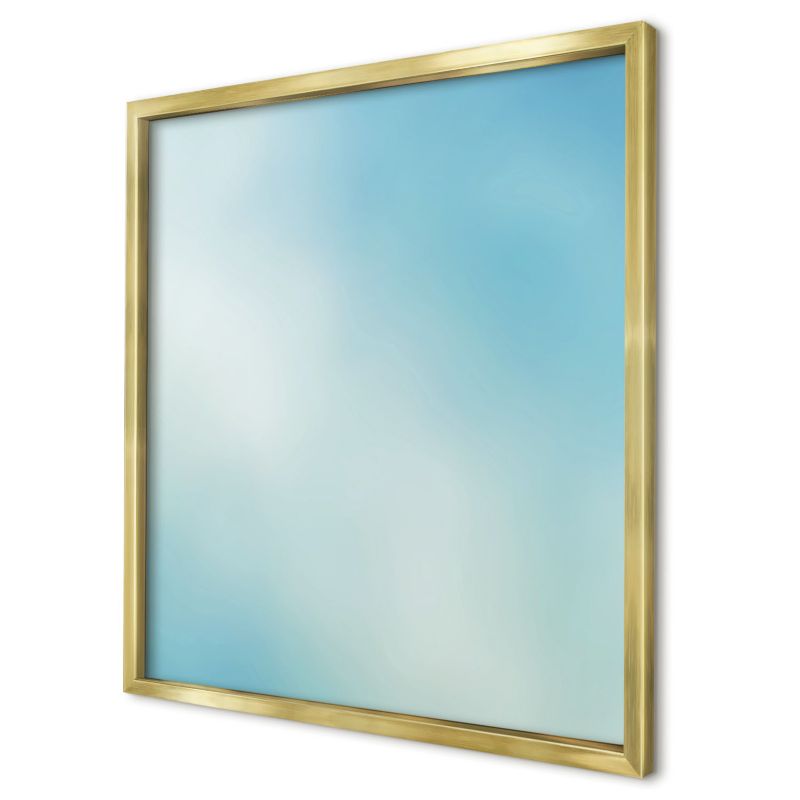 Dekoracyjna tablica magnetyczna Wallfluent 50x50 Niebieskie niebo w złotej ramie 1szt