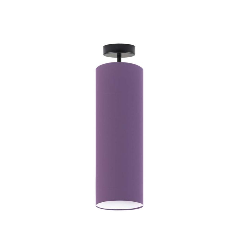 Lampa wisząca Volta Light Factory żyrandol plafon z abażurem tuba Fioletowy BELL P1 1szt.