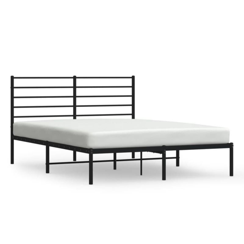 Łóżko metalowe WaszeMeble 120x190 cm czarna WM-352316 1 szt.