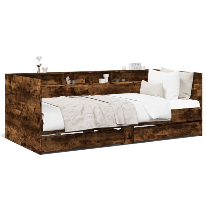Łóżko dzienne WaszeMeble 100x200 cm brązowe WM-3280843 1 szt.