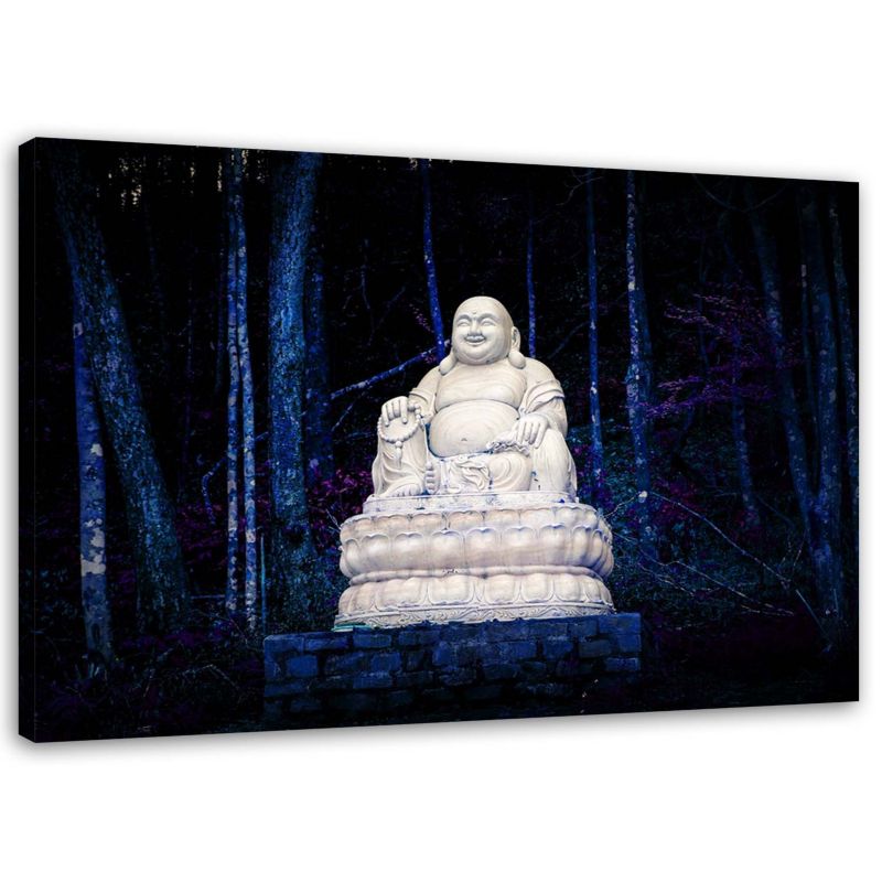 Obraz na płótnie Feeby Budda w lesie 30x20cm 1szt