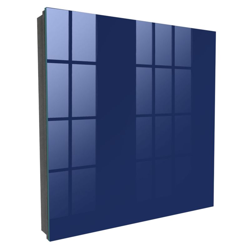 Organizer Na Klucze Tulup 30x30 cm Ciemny błękit - Czarna - Otwierana na prawo 1 szt.
