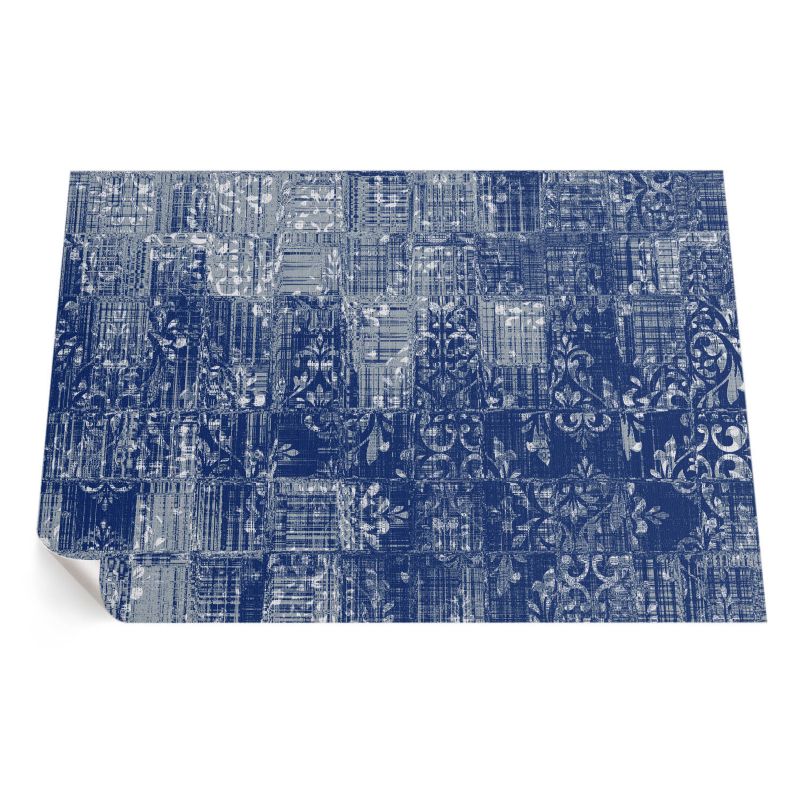 Dywan Winylowy Zewnętrzny ArtPrintCave 150x225 cm Chaotyczne kafle imitacja tkaniny 1 szt.