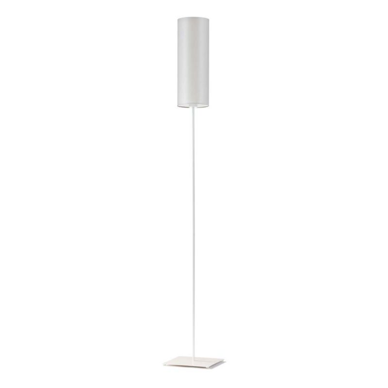Lampa stojąca Volta Light Factory podłogowa z abażurem jasny szary tuba BELL 1szt.