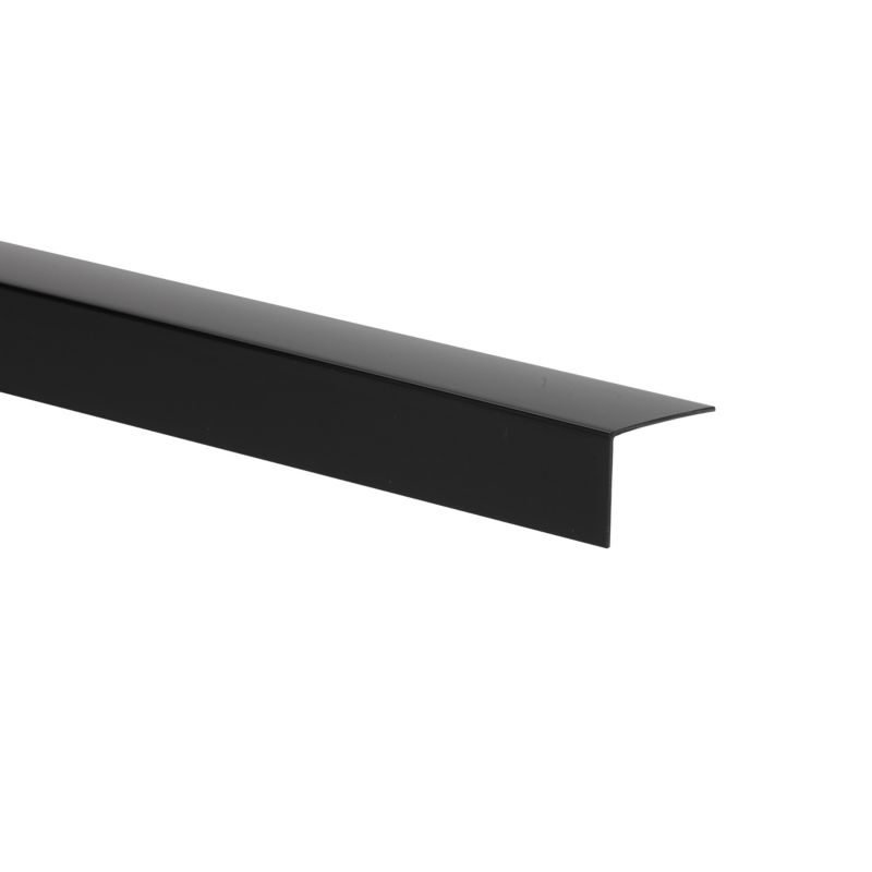 Kątownik PVC 2600 x 30 x 20 x 1 mm czarny połysk