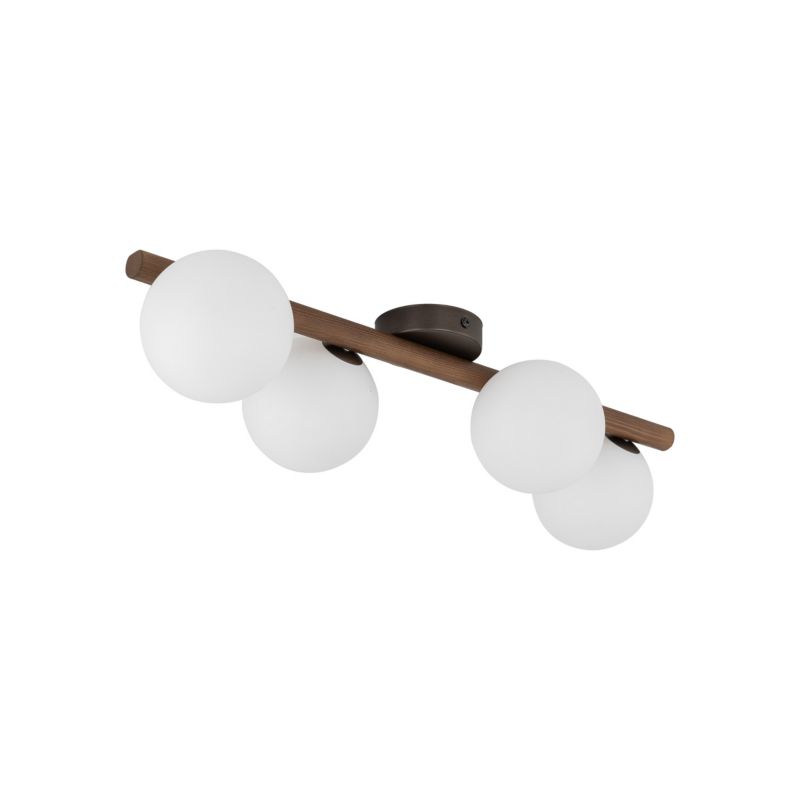 Plafon TK-Lighting Estera drewnno Orzech Lampa Sufitowa 4 - 1 szt.