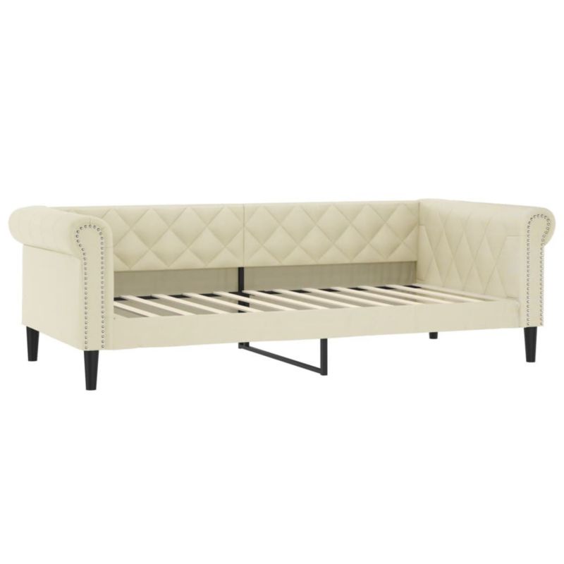 Łóżko dzienne WaszeMeble 100x200 cm kremowa WM-354232 1 szt.