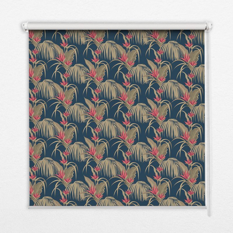 Roleta Okienna Tulup 130x140 cm Ciekawe Rośliny Montaż do ściany/sufitu 1 szt.
