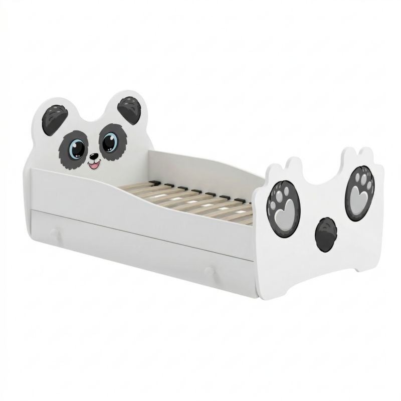 Łóżko pojedyncze KOBI Panda 140x70 z szufladą 1 szt.