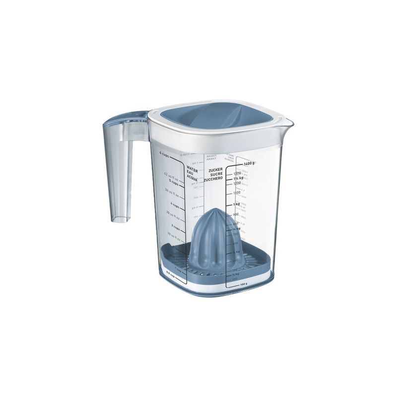 Dzbanek z podziałką Rotho Loft 1,5 l - transparentny/horizon blue 1 szt.