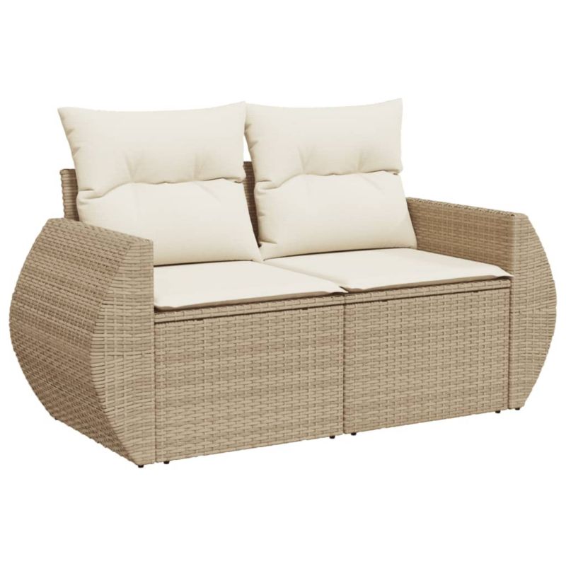 Sofa ogrodowa WaszeMeble z technorattanu beżowa z poduszkami WM-366062 1 szt.