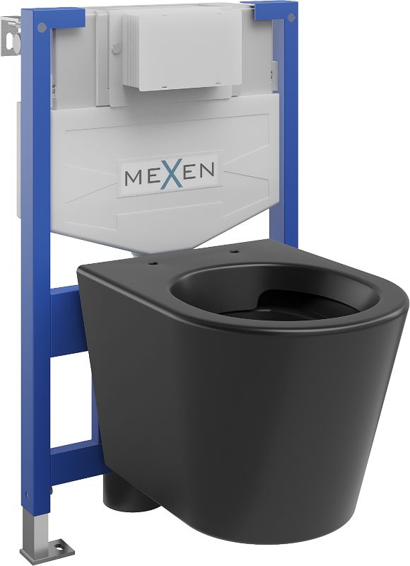 Zestaw podtynkowy WC Mexen Rico czarny mat 48x36,5x36 cm 1 szt.