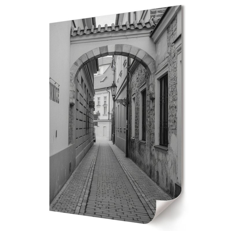Plakat na płótnie Wallfluent Format A1 Miejska uliczka Artysta Illusion 1 szt.