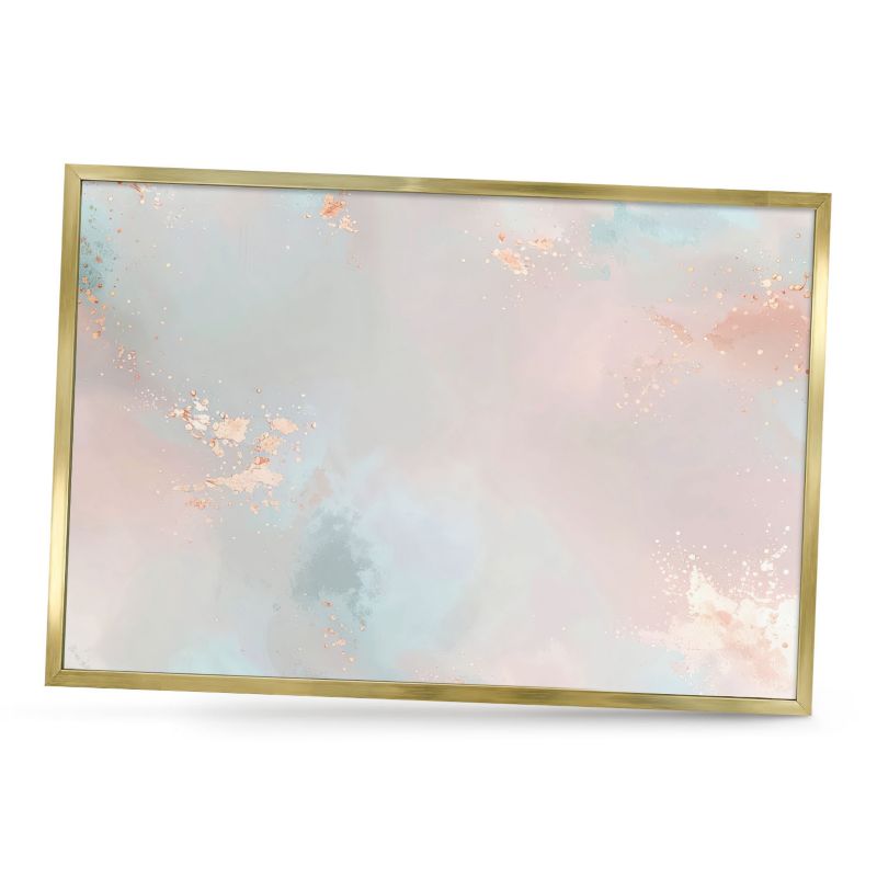 Tablica magnetyczna ozdobna ArtPrintCave 60x40 Pastelowy harmonia w złotej ramie 1szt
