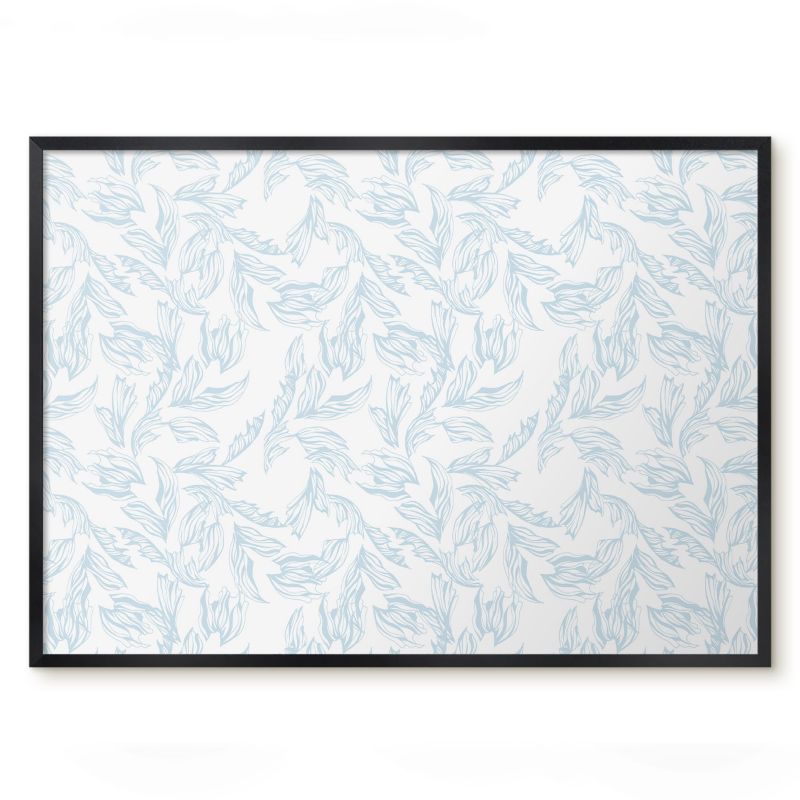 Tablica Magnetyczna Tulup 70x50 cm Lekki motyw - Czarna rama Do sypialni, salonu 1 szt.