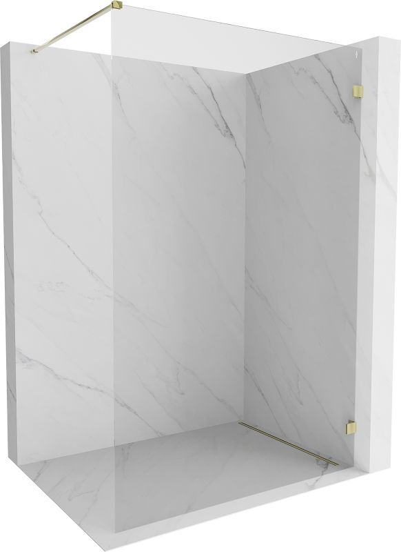 Ścianka prysznicowa Mexen Lunar złota 80 x 200 cm 830-080-000-50-00-P 1 szt.