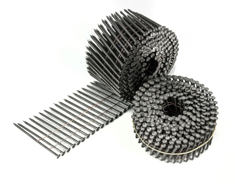 Gwoździe do gwoździarki łączone drutem Emiko 3,1x90mm pierścieniowe bębnowe koletowane 1350szt.