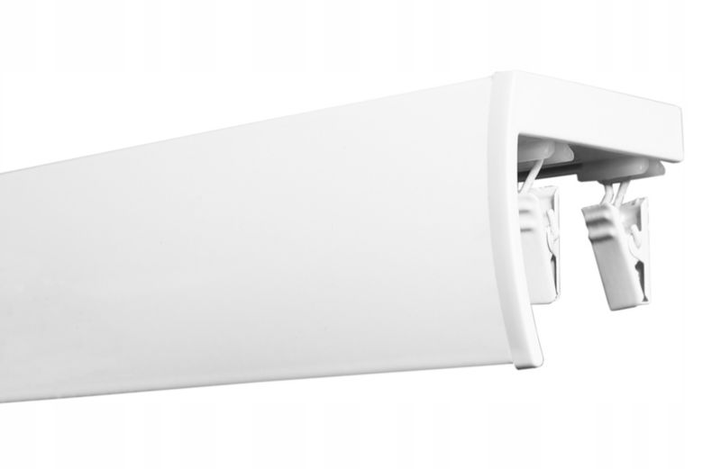 Karnisz Sufitowy Aluminiowy Podwójny z Maskownicą DUO PanczoDecor 370 cm 1 szt.