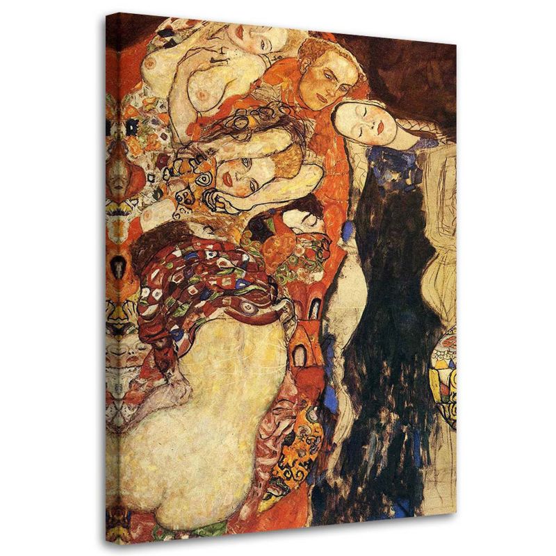 Obraz na płótnie Feeby Panna Młoda - G. Klimt reprodukcja 80x120cm 1szt