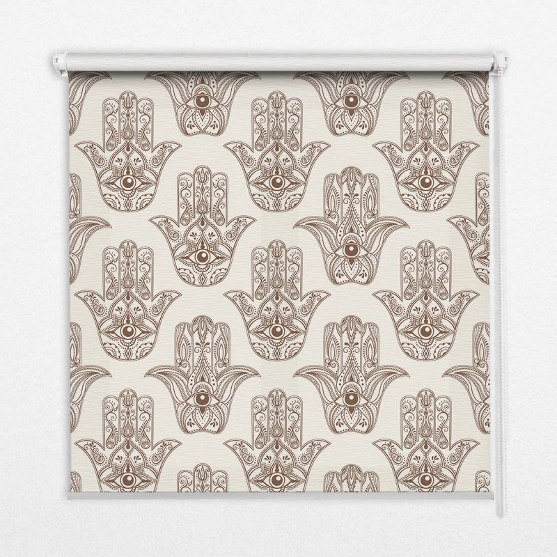 Roleta Do Salonu Tulup 110x140 cm Wzór Montaż do ściany/sufitu 1 szt.