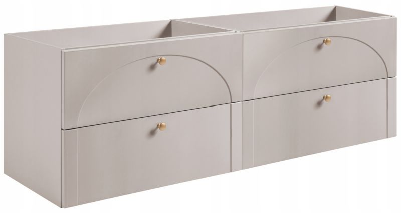 Szafka łazienkowa Furnidea 160 cm kaszmir gałka AURA 1 szt.
