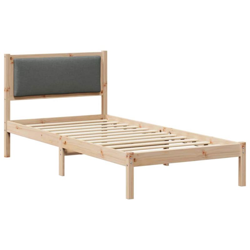 Łóżko Drewniane WaszeMeble 90x190 cm Brązowe WM-878155 1 szt.