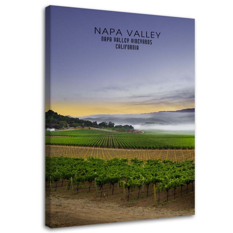 Obraz na płótnie Feeby Napa Valley o świcie 60x90cm 1szt