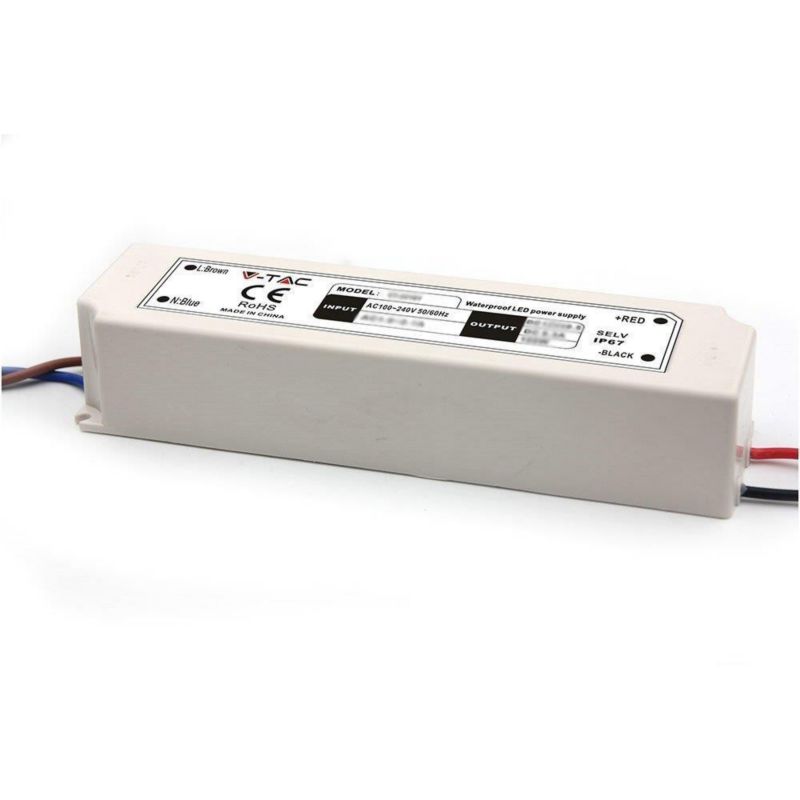 Zasilacz transformator do LED V-TAC moc 150W output 12V DC stałoprądowy IP67 - 1 szt